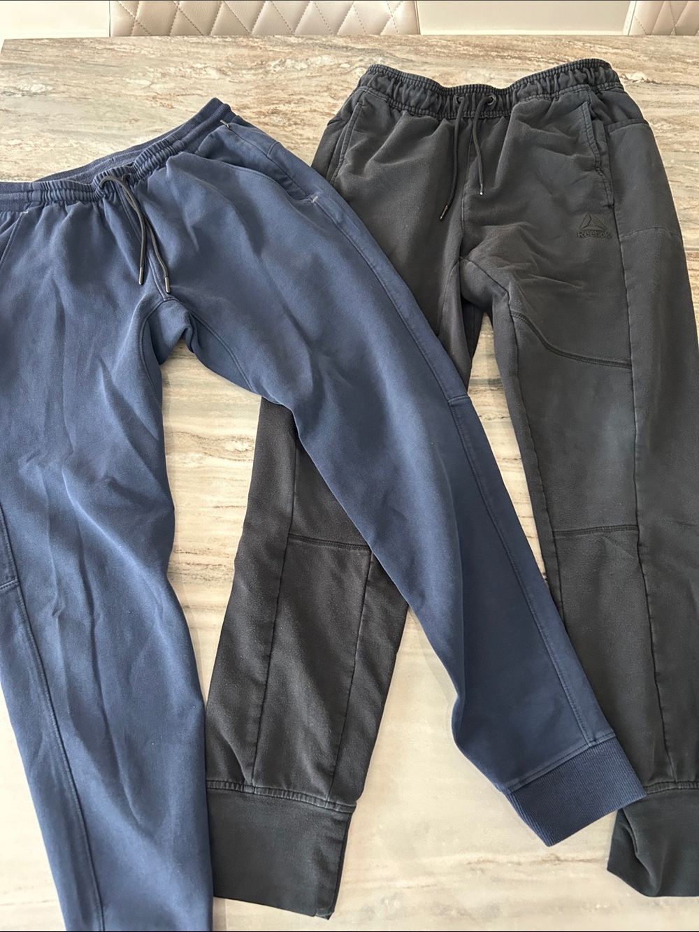 Reebok Black Men's Jogger Sweatpants & Old Navy fleece jogger pants sz S